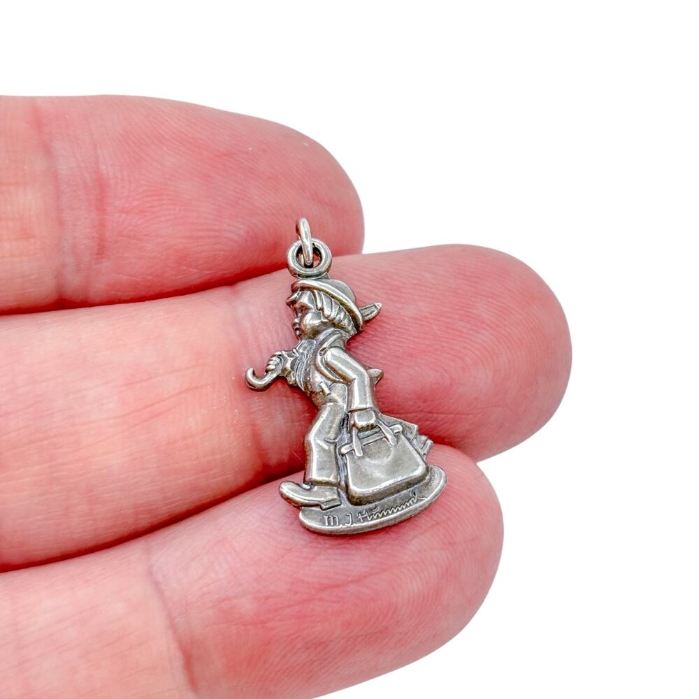 Vintage Sterling Silver 925 Merry Wanderer Charm | Goebel Hummel